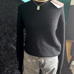BRAND NEW Black Quince XS super soft sweater merino wool & alpaca EXTRA SMALL